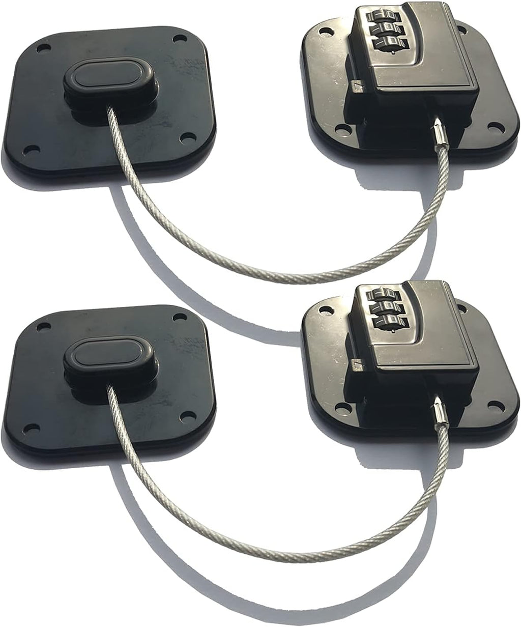 YEYA Upgraded Refrigerator Door Lock with Combination for Adults, Lock for Fridge, Freezer, File