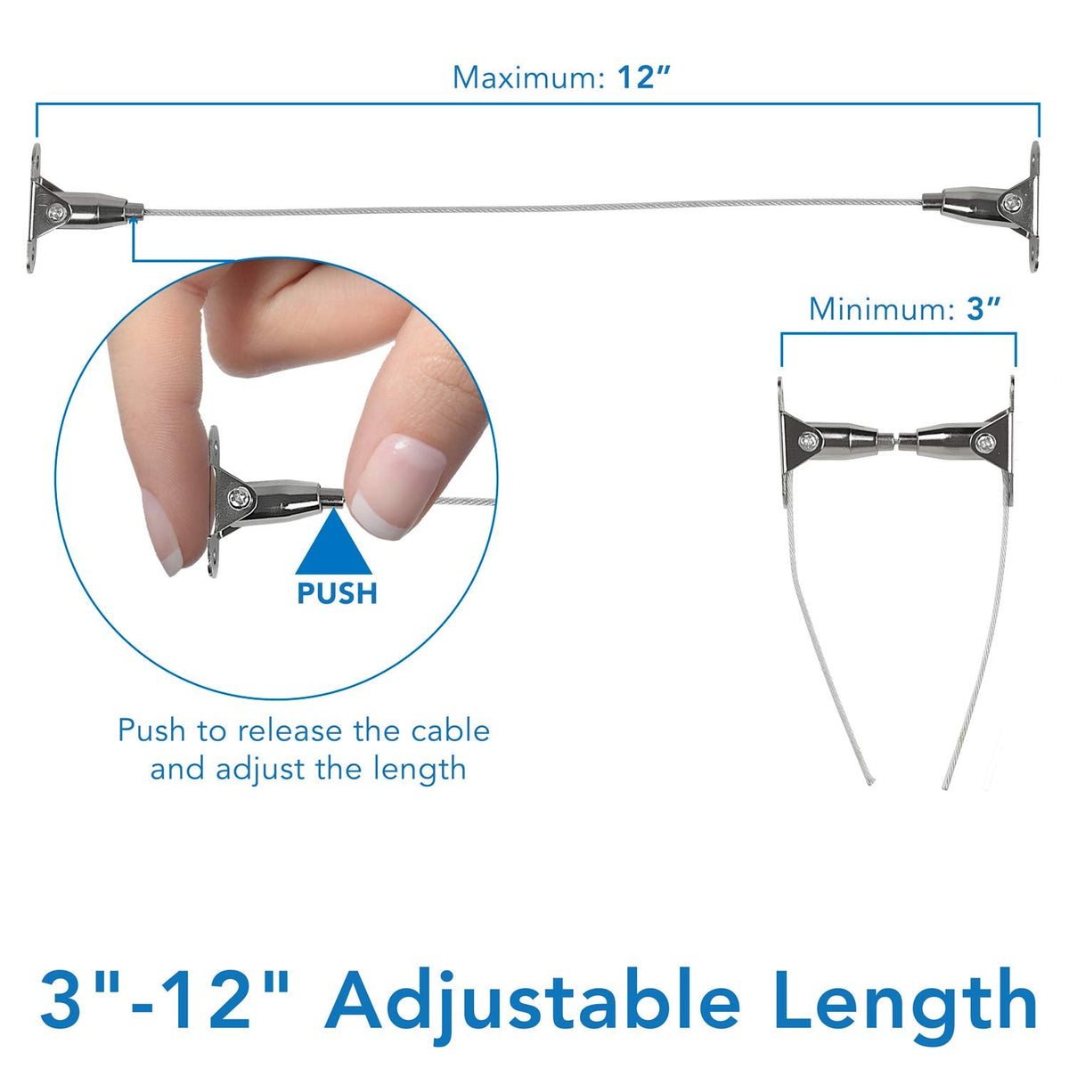 Mount-It! Furniture Anti-Tip Anchor - Steel Child Safety Straps | Secure Wall Anchors for