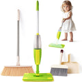 Kids Cleaning Toy Set,Mini Spray Mop Montessori Toys Pretend Play Cleaning Tool for Toddlers with