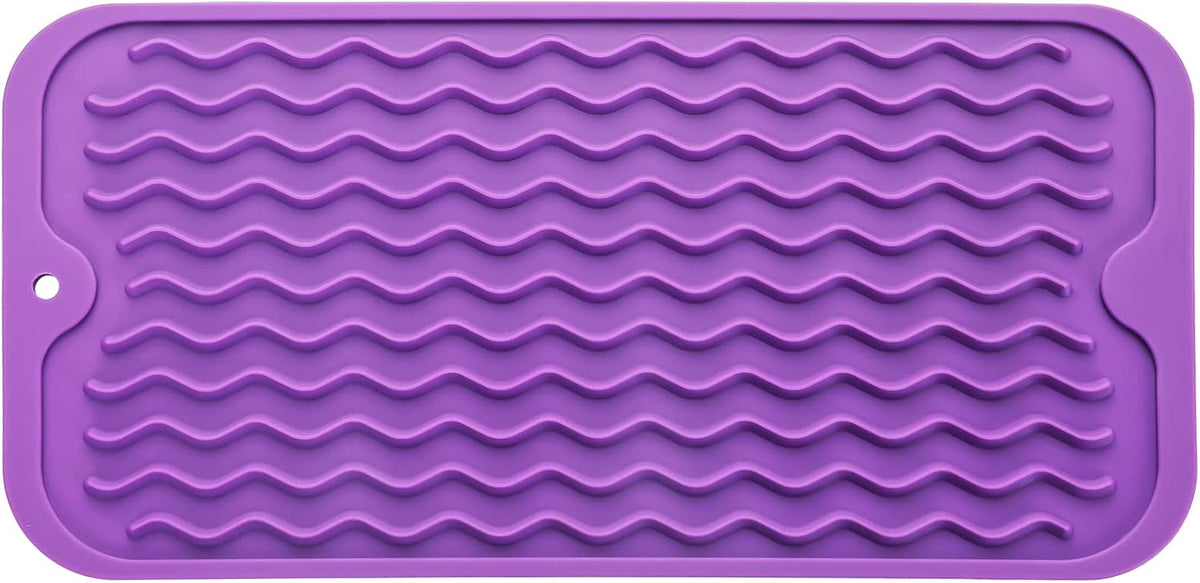 Silicone Dish Drying Mat for Multiple Usage,Easy clean,Eco-friendly,Heat-resistant Silicone Mat for