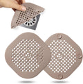 2 Pack Drain Hair Catcher Silicone Shower Drain Protector Sink Drain Strainer Hair Stopper for