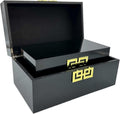 Galt International Storage Box Set Decorative Storage Box w/Hinged Lid Classic Design Wood Decor