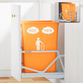 Pull Out Trash Can Under Cabinet Kit with Soft-Close Slides,Twin-Mode Under Sink Trash Can Pull Out