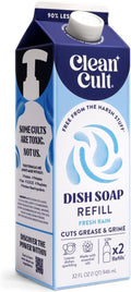 Cleancult Dish Soap Liquid Refill (32oz, 1 Pack) - Plant Based Cleaning Power - Dish Soap that Cuts