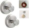 Suction Cup Hooks for Wreaths on Glass, No-Drill Suction Cup Hooks, Wreath Hangers for Front Doors