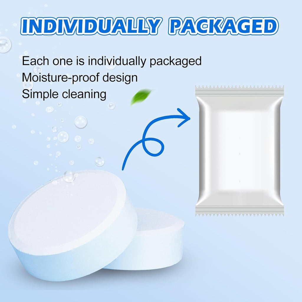 Automatic Toilet Bowl Cleaner Tablets–Fresh Scent,50 PACK,Long-Lasting Clean–Safe for Tanks&Pipes