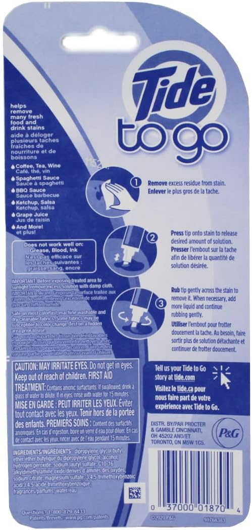 Tide To Go Instant Stain Remover 0.33 oz ( Pack of 3)