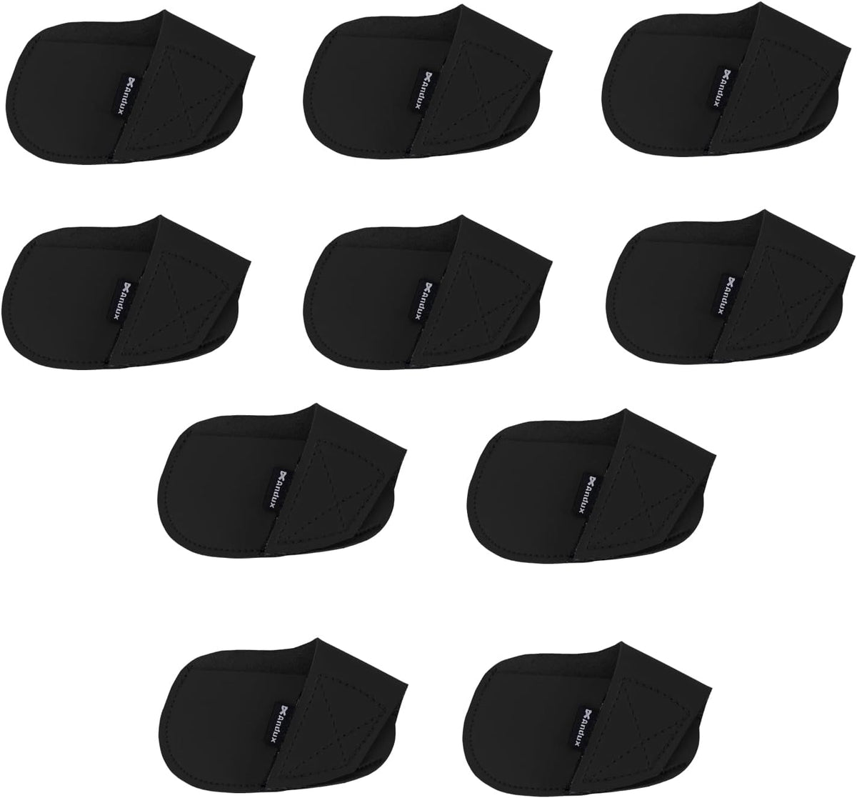 Andux 10Pack PU Golf Irons Club Head Covers Pouch Holder MT/PU03