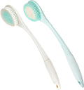 BEDELITE Back Bath Brush Long Handle for Shower of 2 - Soft Shower Brush for Men & Women,Back Brush