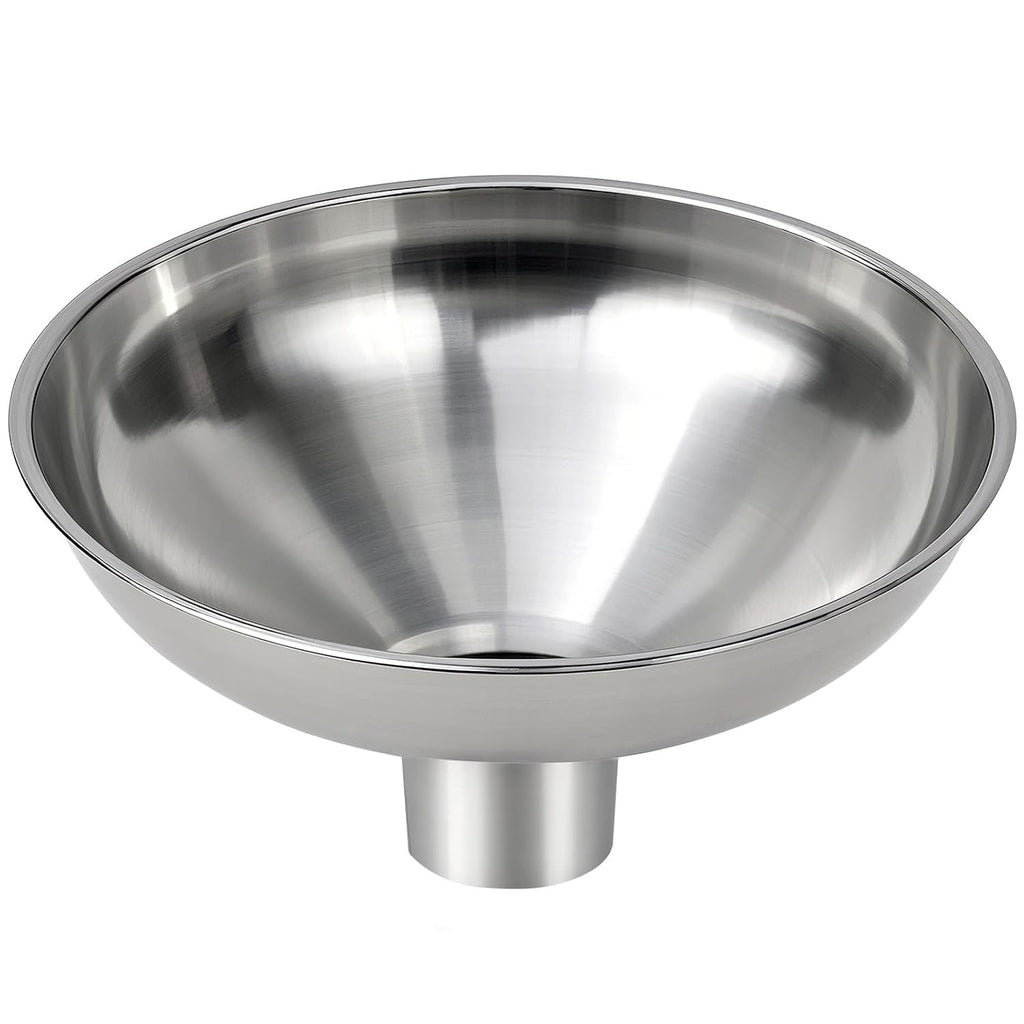 Kitchen Funnel, Stainless Steel funnels for Kitchen use Filling Bottles, one-Piece Funnel is