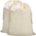 Canvas Laundry Bag 33"x 35", Thick Cotton Laundry Bag with Handles & Drawstring, Extra Large Heavy