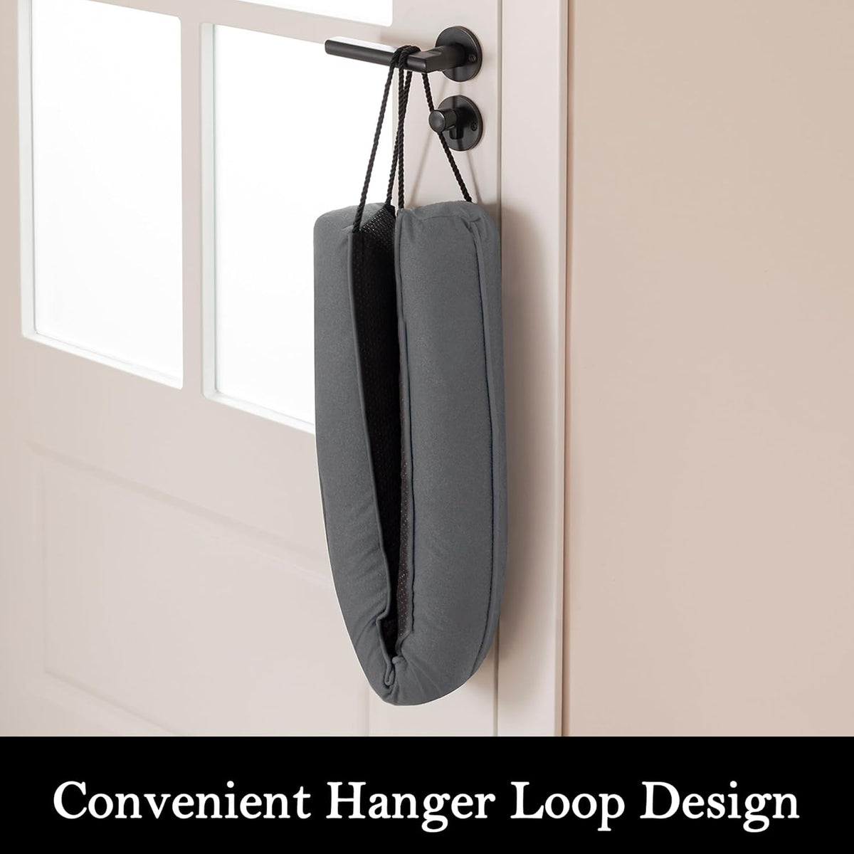 Sunolga 72" Door Draft Stopper Blocks Hot and Cold Air with Removable Washable Cover for Gaps Up to