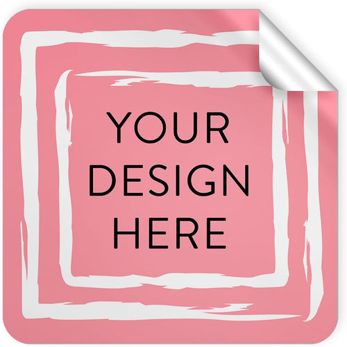 100 Custom Vinyl Stickers - Upload Your own Image, Text, Design, Logo - Personalized Logo Labels