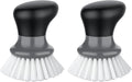 MR.SIGA Dish Scrub Brush, Palm Brush Dish Scrubber with Ergonomic Grip, Kitchen Brushes for Dishes