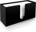 Paper Towel Holder for Countertop,Black Acrylic Napkin Dispenser-Multifold/C-Fold/Z-Fold Trifold