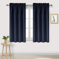 DWCN Navy Room Darkening Blackout Curtains - Thermal Insulated Privacy Energy Saving Window Curtain