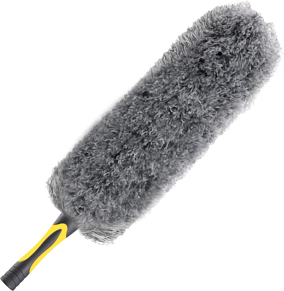 Flexible Microfiber Feather Duster, Electrostatic & Bendable Ceiling Fan Duster, Non-Slip