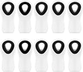 10 Pack Magnetic Chip Clips, Bag Clips, Food Clip, Plastic White Snack Clip with Magnet for