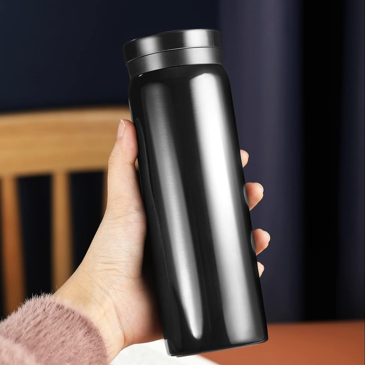 10oz Mini Water Bottle Stainless Steel Thermos Small Flask - Insulated Vacuum, Leak Proof, Keeps