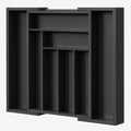 Pipishell Bamboo Expandable Drawer Organizer for Utensils Holder, Adjustable Cutlery Tray, Wood