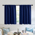 RYB HOME RV Curtains for Camper Windows - Soft Thermal Insulated Small Window Curtain Tiers for