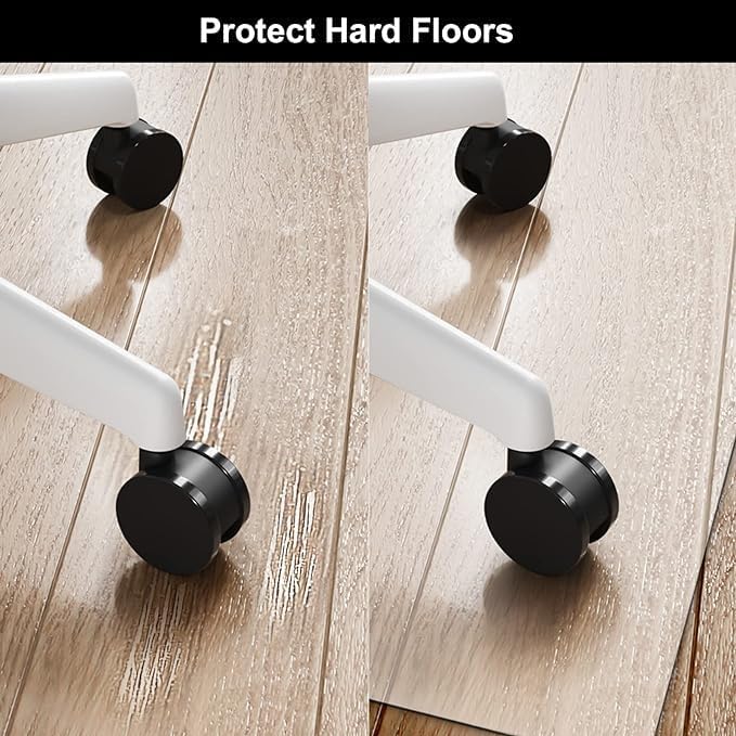 Kuyal Office Chair Mat for Hardwood Floor, 46'' x72'' Rectangle Transparent Desk Thick Durable