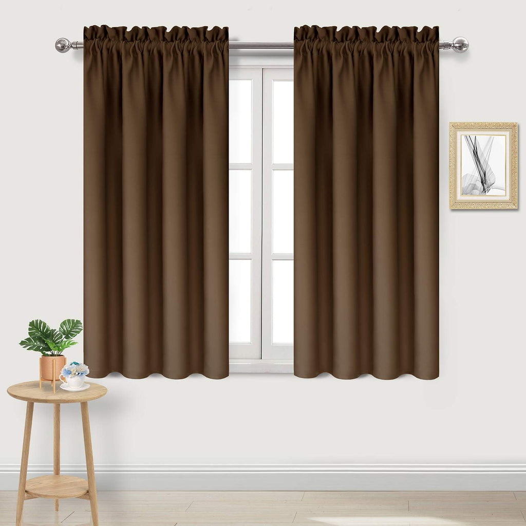 DWCN Blackout Curtains Thermal Insulated Energy Saving Bedroom and Kitchen Curtains Window