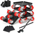Heavy Duty Industrial Furniture Movers with Wheels, Dolly, Lifter, Sliders, 5 Rollers Casters Cart