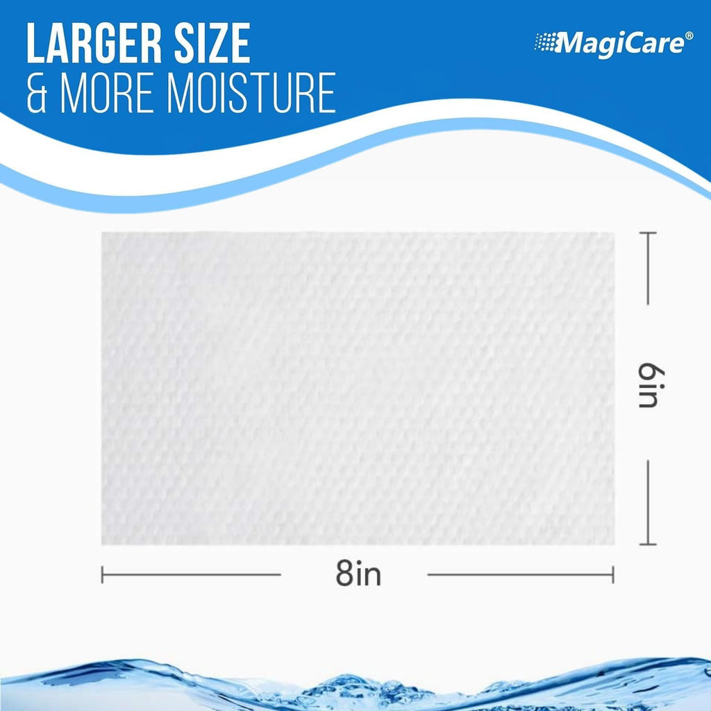 MagiCare 75% Large Alcohol Wipes (2 Canisters) - Hand Sanitizing Wipes - Hand Sanitizer Wipe