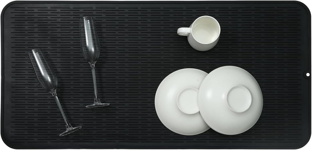 Silicone Dish Drying Mat for Multiple Usage,Easy clean,Eco-friendly,Heat-resistant Silicone Mat for