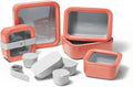 Caraway 14pc Glass Food Storage Container Set - Easy to Store, Non Toxic Lunch Box - with Glass