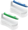Amazer Scrub Brush for Cleaning Comfort Grip Shower Scrubber Flexible Stiff Bristles with Handle