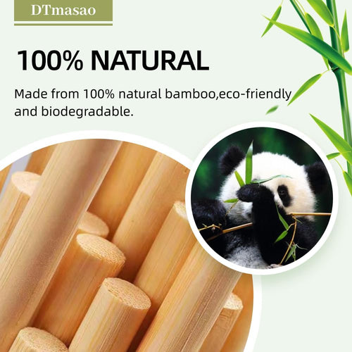 100 PCS Dowel Rods Wood Sticks Wooden Dowel Rods - 3/8 x 17.5 Inch Unfinished Bamboo Sticks - for