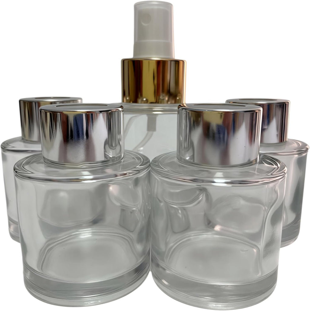 5 Pcs Reed Diffuser Bottle，50ml（1.7oz） Suitable for Household use，Reed Diffuser Base for Permanent