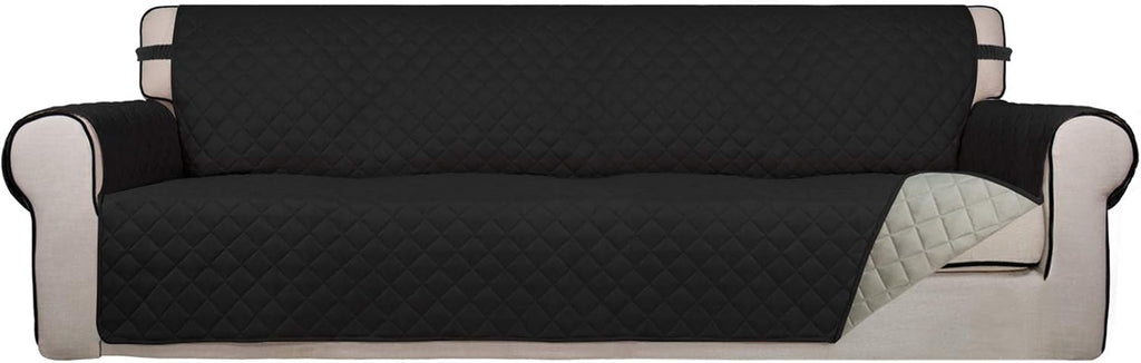 PureFit Reversible Quilted Sofa Cover, Water Resistant Slipcover Furniture Protector, Washable
