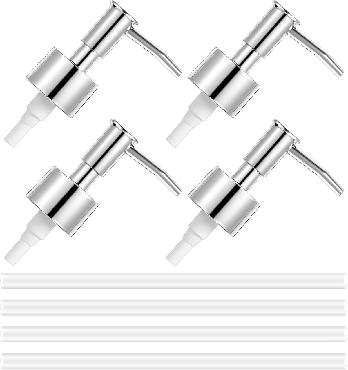 Soap Dispenser Replacement Pump, 4Pcs Replacement Pump for Soap Dispenser, Lotion, Hand Soaps, Easy