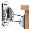 Furniture Anchors (10 Packs) Anti Tip Furniture Anchors for Baby Proofing, Furniture Wall Anchor