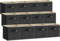 Lifewit 12 Packs Storage Cubes, 11 Inch Cube Storage Bins, Foldable Decorative Fabric Storage