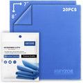 20 Pack Microfiber Glasses Cleaning Cloths - Glasses Wipes Ultra Soft & Reusable Eyeglass Lens