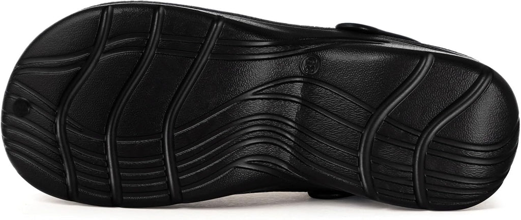 Womens Mens Fur Lined Clogs Waterproof Garden Shoes Winter Warm Fleece Lining Fuzzy House Home