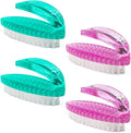 Handle Grip Nail Brush for Cleaning Fingernails Hands & Under Nails, Stiff Bristle Mechanic Scrub