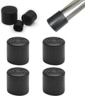 4 Pcs 1" Round Rubber Chair Leg Caps, PVC Table Leg Covers, Flexible & Anti-Slip Furniture Leg End
