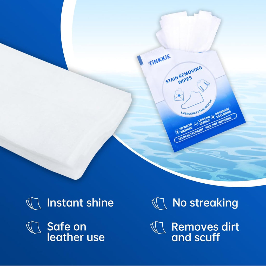 200-Pack Stain Remover Wipes, Portable Clothing Stain Remover Wipes, Instant Stain Remover and