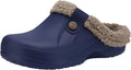 Beslip Classic Fur Lined Clogs Waterproof Winter Fuzzy Slippers for Women Men Indoor and Outdoor