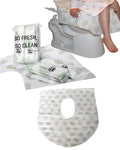 Happy Haven Toilet Seat Covers Disposable, 10 Pcs Extra Large Waterproof Toilet Cover for Children