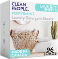 The Clean People Laundry Detergent Sheets - Laundry Soap - Ultra Concentrated, Recyclable