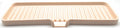 Happitasa Silicone Soap Dish Tray and Sponge Holder with Drain Chute | Bathroom and Kitchen Sink
