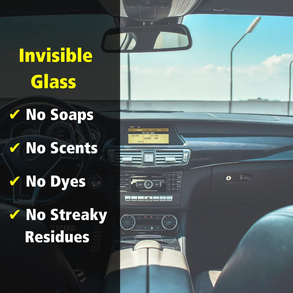 Invisible Glass 92164-3PK Premium Glass Cleaner Spray for Car Windshields and Windows, Automotive