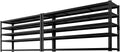 Storage Shelves Heavy Duty 2 PCS,60" L x 24" W x 78" H Garage Storage Shelves Unit Loads 3700LBS