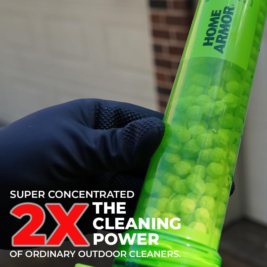 Home Armor Refill Cleaning Cartridge, 2 Pack, For Use with the Power Clean Wand, 2X Cleaning Power